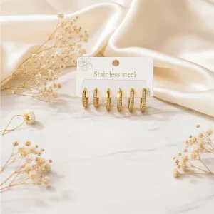 Boucles d'Oreilles Multi-Piercing Star