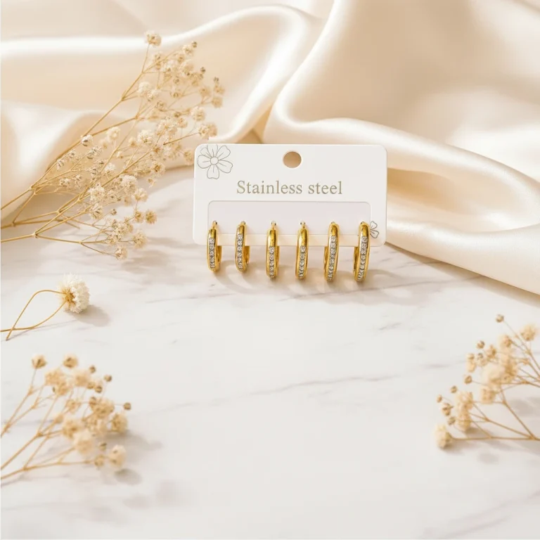 Boucles d&rsquo;Oreilles Multi-Piercing Star
