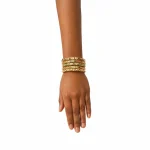 Bracelet Jonc Fleuri - bracelet jonc femme bohème en alliage 1