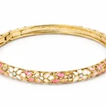 Bracelet Jonc Fleuri - bracelet jonc femme bohème en alliage 6