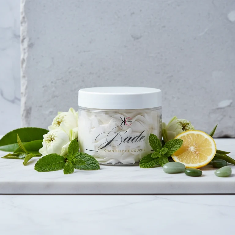 Chantilly de douche Jade – soins corps frais 100 G