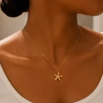 Collier Petite Étoile de Mer - collier acier inoxydable 316L 2