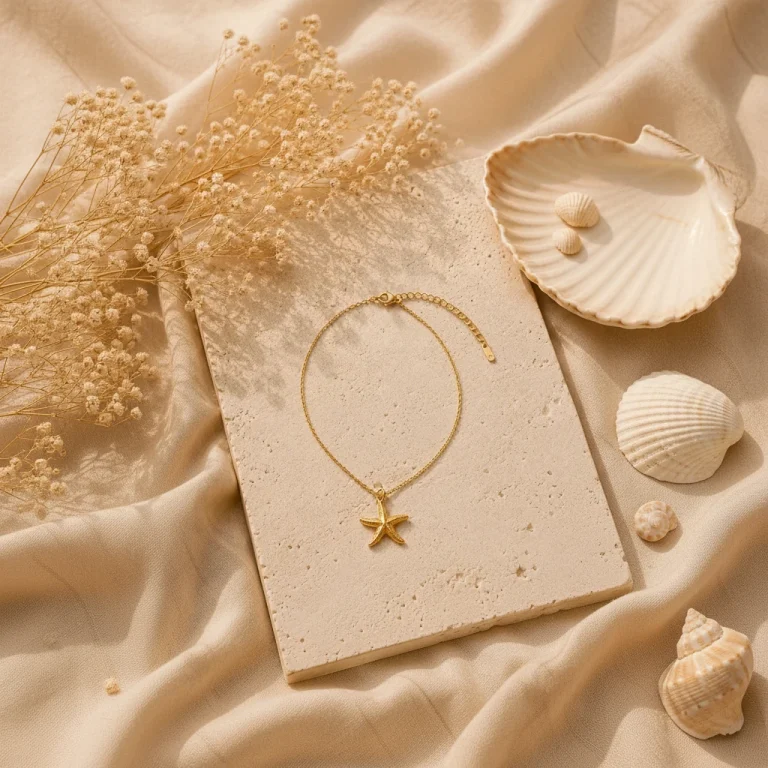 Collier Petite Étoile de Mer – collier acier inoxydable 316L