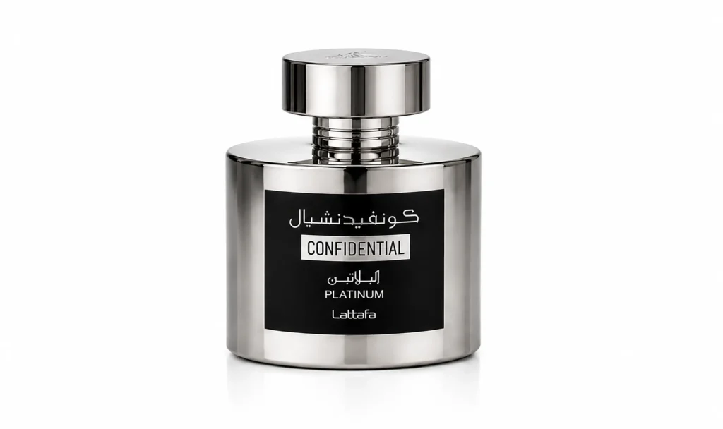 Confidential Platinum Lattafa - eau de parfum oriental 100 ML — vue 2