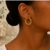 Créoles Torsadées Or - boucles d'oreilles femme en acier inoxydable 316L 2