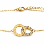 Ensemble Cercles Entrelacés - Parures bijoux en acier inoxydable 316 3