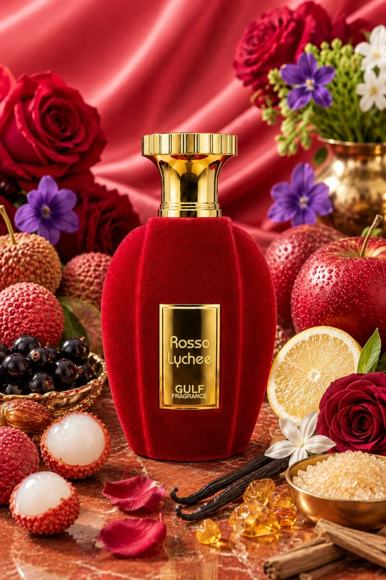 Gulf Fragrance Rosso Lychee – Extrait de parfum fruité 100 ML